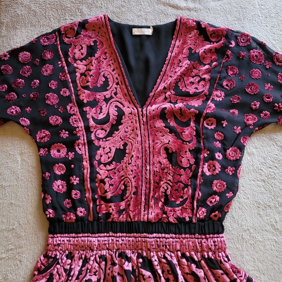 Ramy Brook Clarice mini dress in Malbec size large - Picture 3 of 15